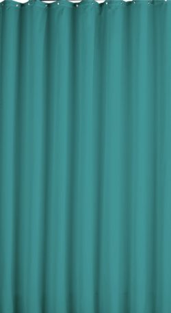 HOME - Plain Shower Curtain - Teal